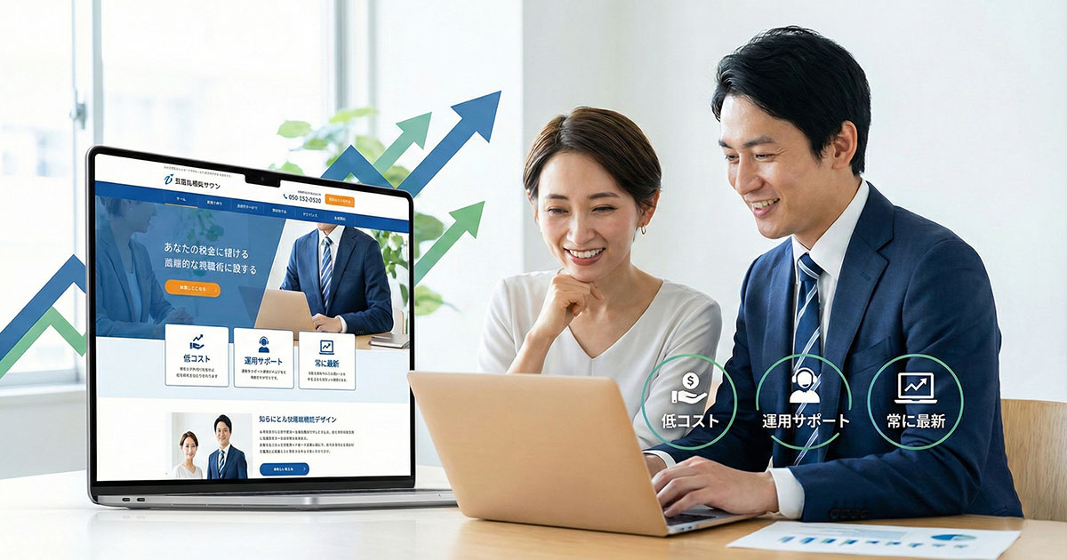 サブスク型ホームページ制作のメリット