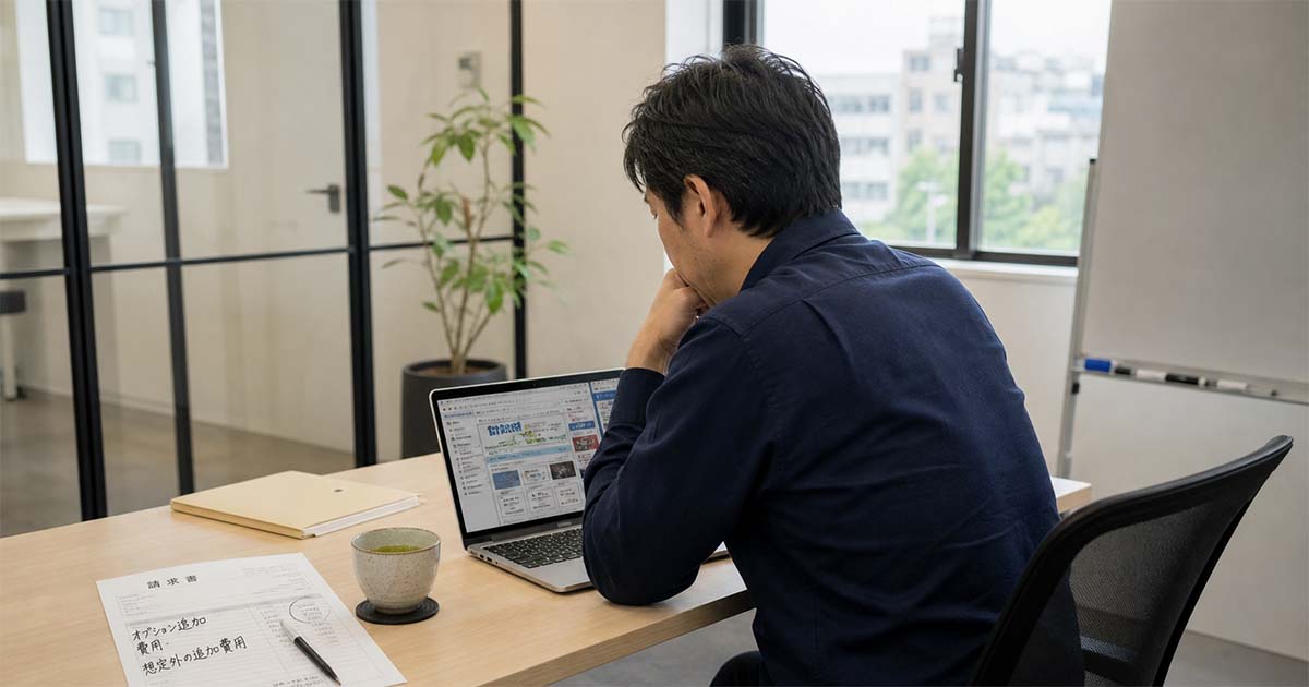 格安ホームページ制作で失敗しやすい理由