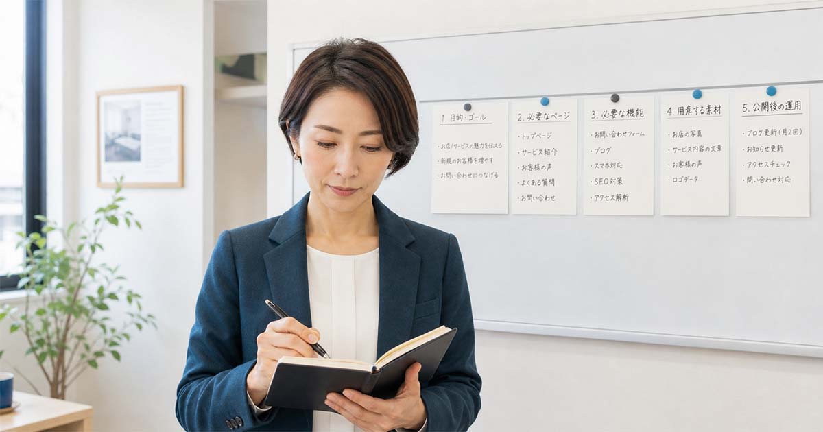 格安でも失敗しないホームページ制作の進め方