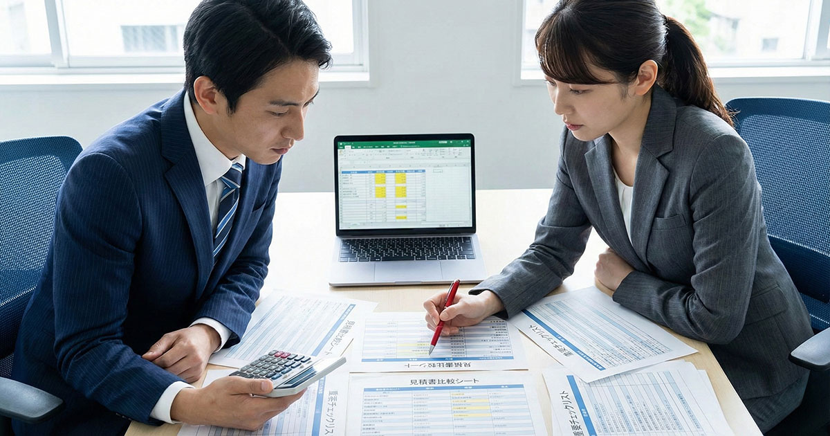 比較・見積もりで最低限チェックすべきポイント