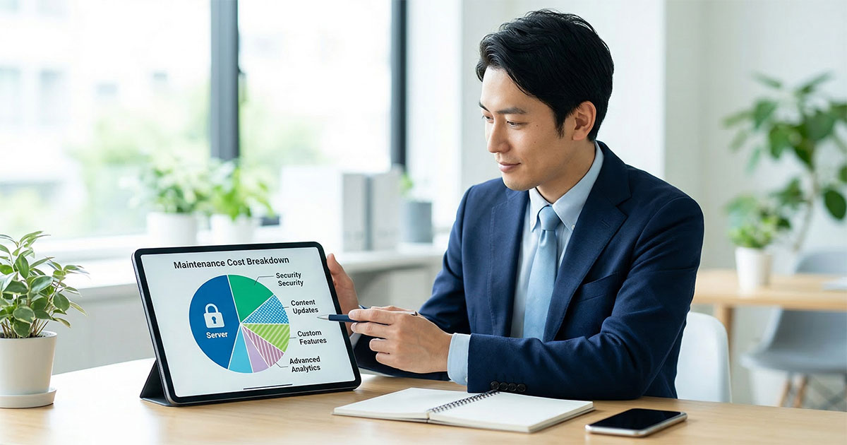 ホームページ保守の月額費用を抑える方法