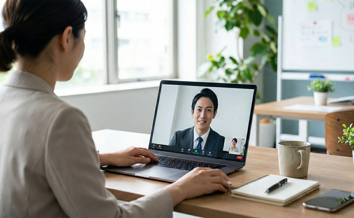 オンライン対応で効率的に進行