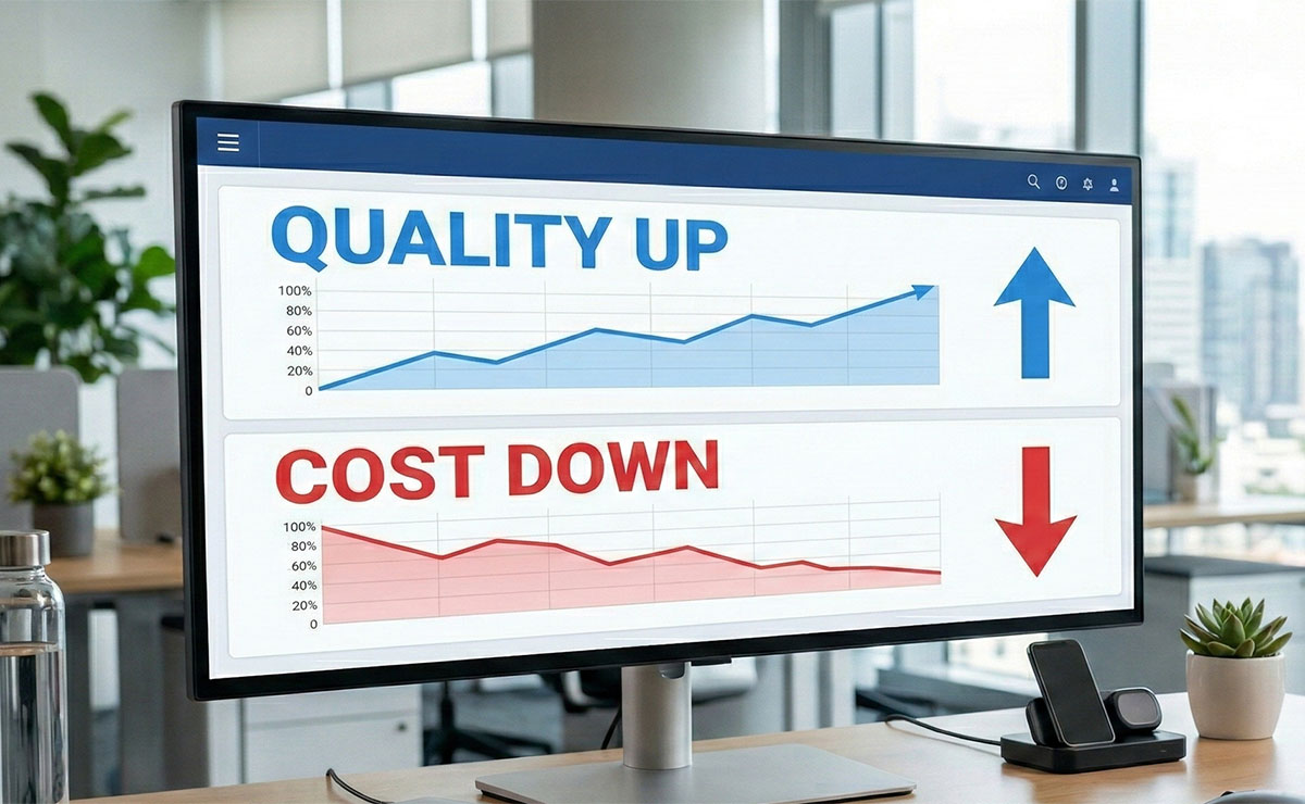 一貫対応による制作効率の最適化