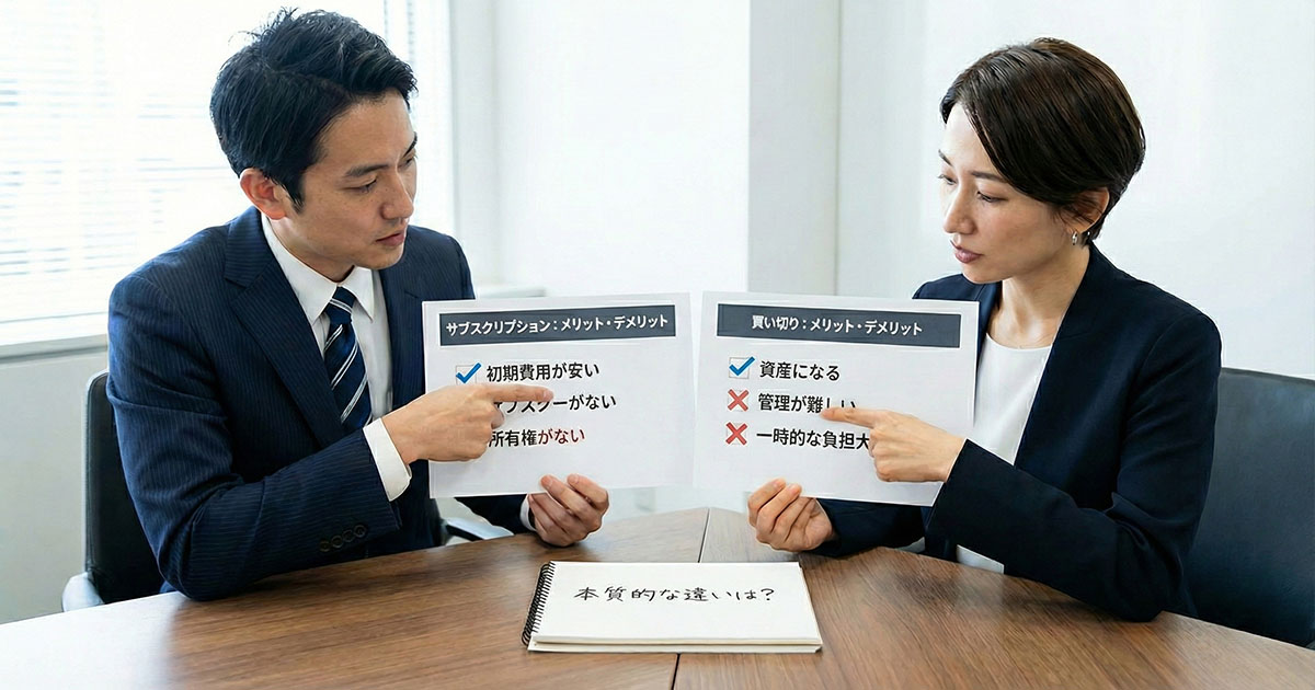メリット・デメリットから見える本質的な違い