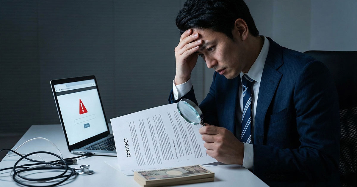 サブスク型ホームページのデメリットと注意点