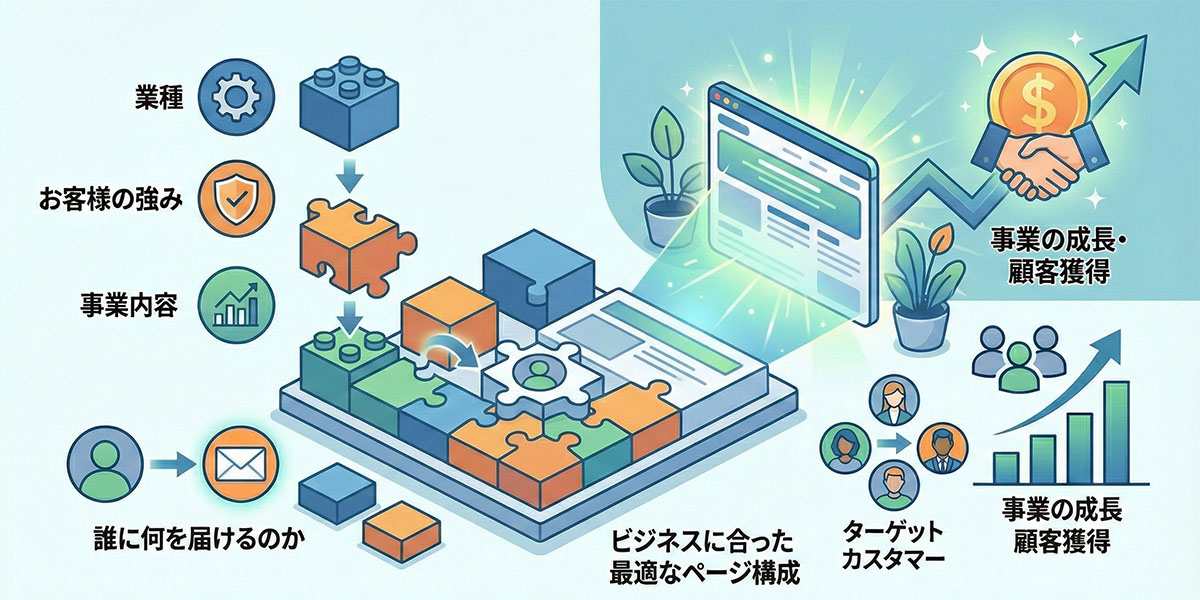 事業に合わせた構成設計