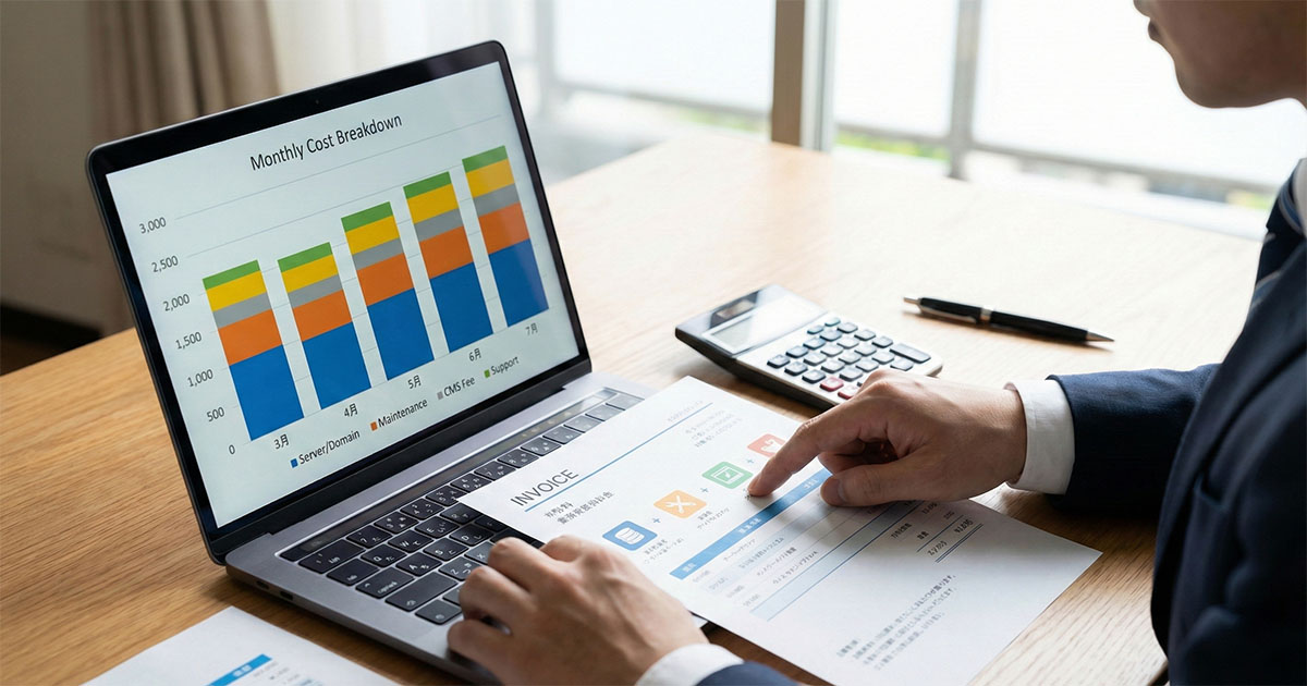 月額費用の内訳とは？何にお金を払っているのか
