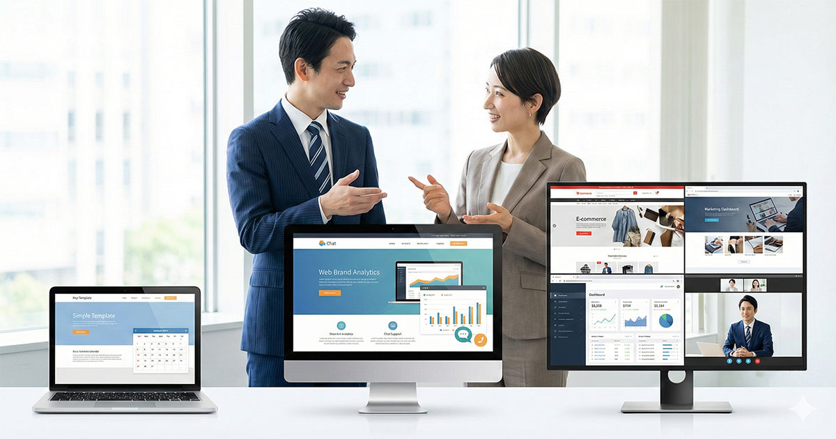 価格帯別に見るホームページ月額費用の相場比較